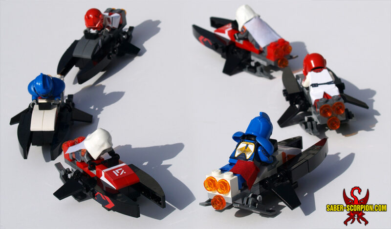 Custom LEGO Set: Mythic Space Sparrow Hoverbike of Destiny