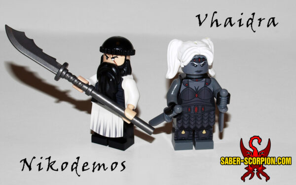 Vhaidra and the Destiny of Nikodemos Custom Lego Minifigures