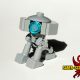Custom LEGO brick-built minifigure astromech T3 droid