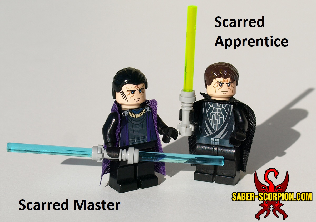 Minifig: Space Wars Custom Light/Dark Apprentice